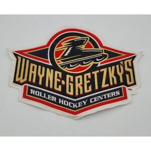 Wayne Gretzky's Roller Hockey Centers Patch 14”x10” Vintage